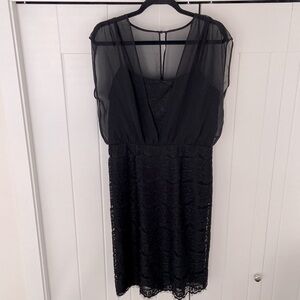 Black Lace Cocktail Dress